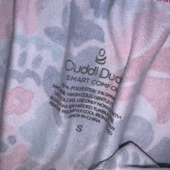 Cuddl Duds Smart Comfort Pink & Blue Pants size S - Picture 6 of 10